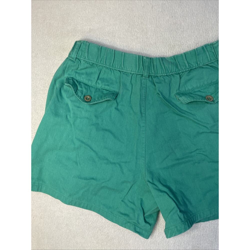 80s JJ San Francisco Teal Men’s Medium Shorts. Teal Zip Elastic Waist - Picture 13 of 16
